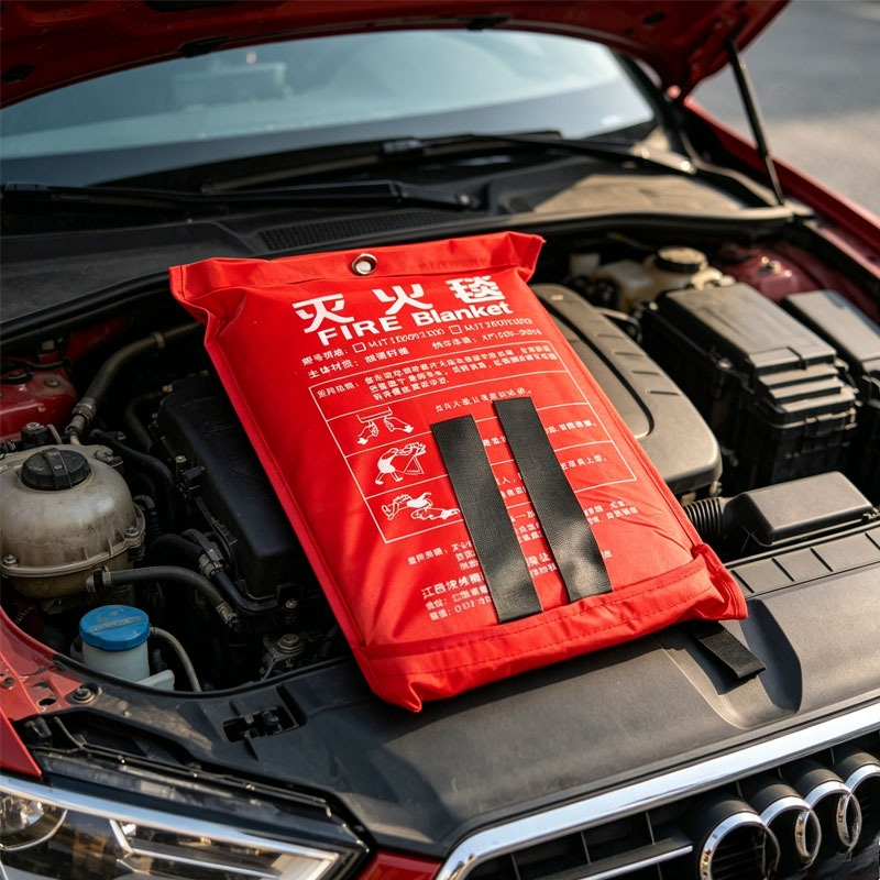 Commercial Kitchen In Residential Home - Emergency Fire Blanket Home Car Safety