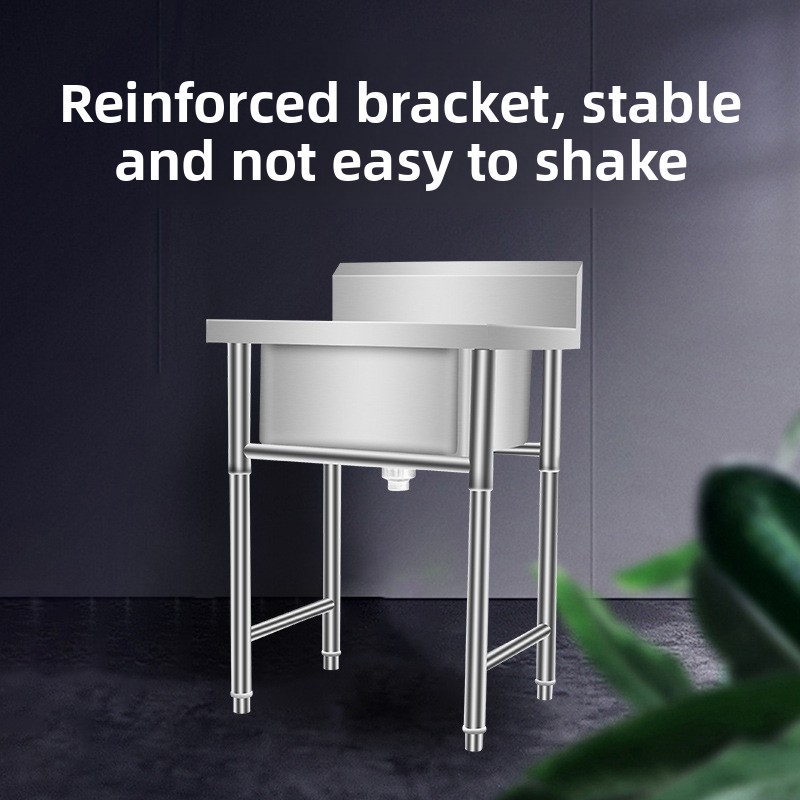 Commercial Kitchen Rental - Stainless Steel Kitchen Sink Single Basin