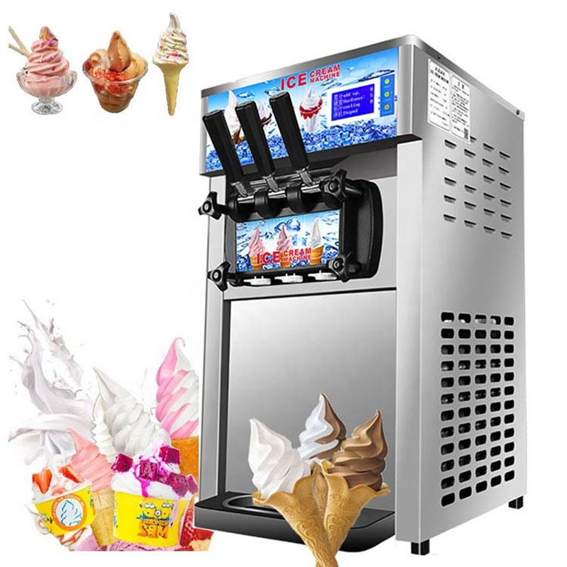 Commercial Ice Maker - Household 220v 1200W Ice Cream Machine