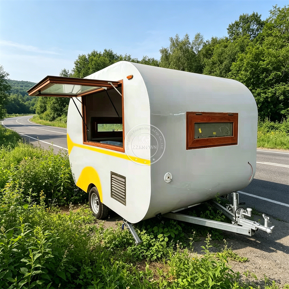 Commercial Kitchen Trailer - Stainless Steel Mobile Food Truck Trailer