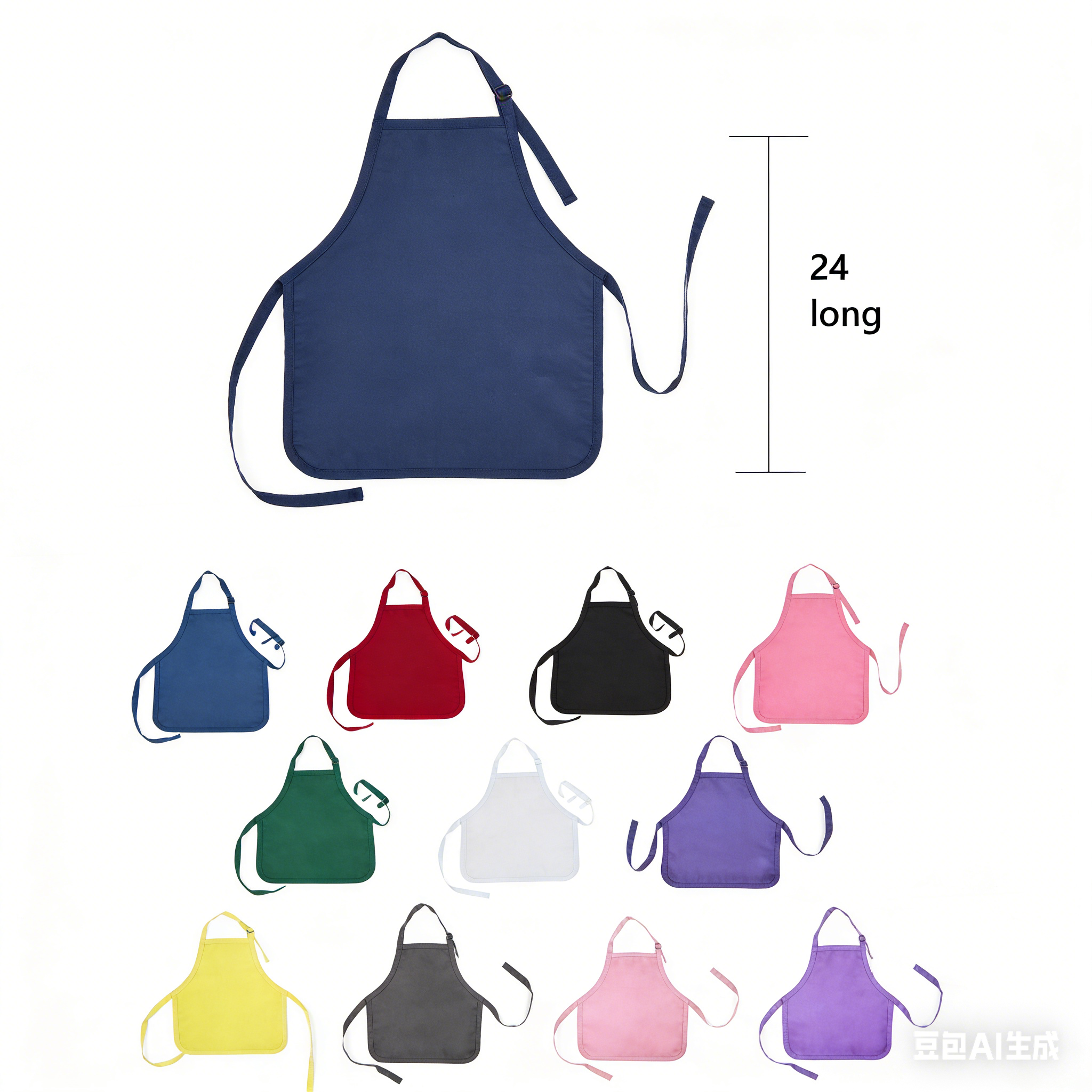 Commercial Kitchen In Residential Home - Adjustable Bib Aprons with 3 Pockets
