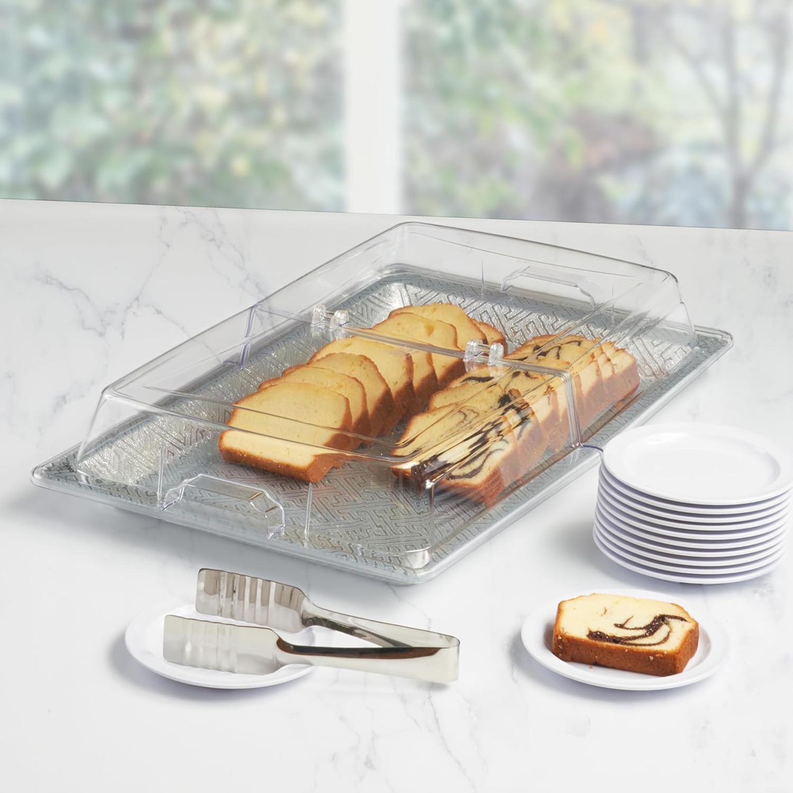 Commercial Kitchen Use - Stainless Steel Food Dome Hinged Lid