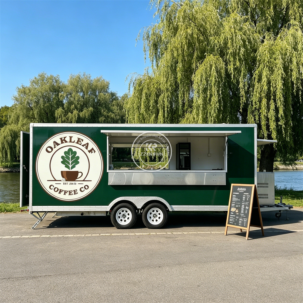 Commercial Kitchen Trailer - Commercial Food Truck Mobile Street Vending