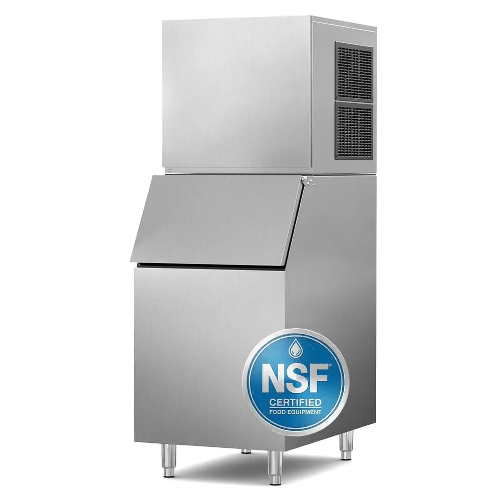 Commercial Ice Maker - NSF Commercial Ice Machine 780LBS/24H,Storage 560LBS,Large