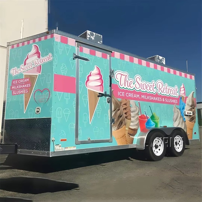 USA Approved Custom Food Trail - Commercial Kitchen Trailer incelemesi ve fiyatı