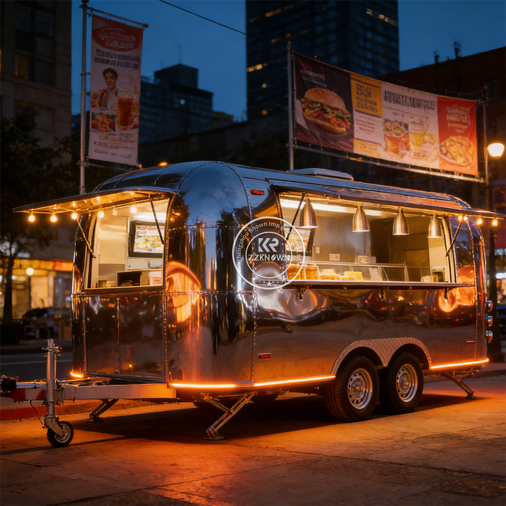 Commercial Pizza Coffee Truck  - Commercial Kitchen Trailer incelemesi ve fiyatı