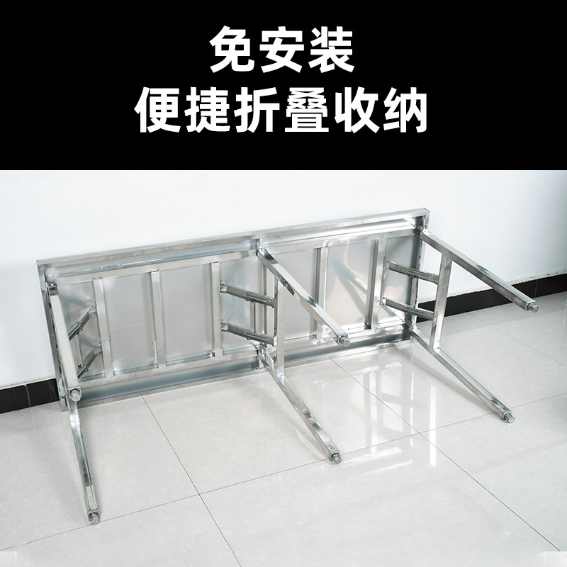 Stainless steel folding table  - Commercial Kitchen Rental incelemesi ve fiyatı