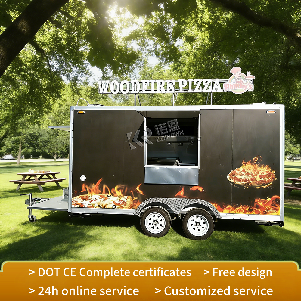 Customizable Food Vending Cart - Commercial Kitchen Trailer incelemesi ve fiyatı