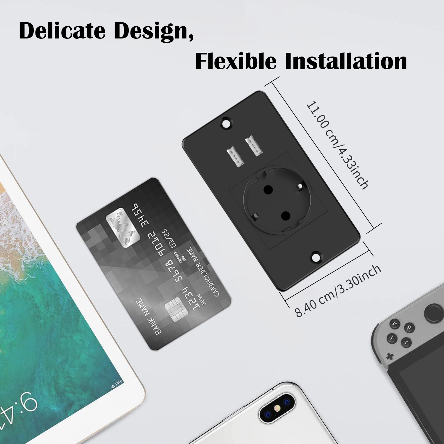 Embedded EU Power Strip with 2 - Commercial Kitchen In Residential Home incelemesi ve fiyatı