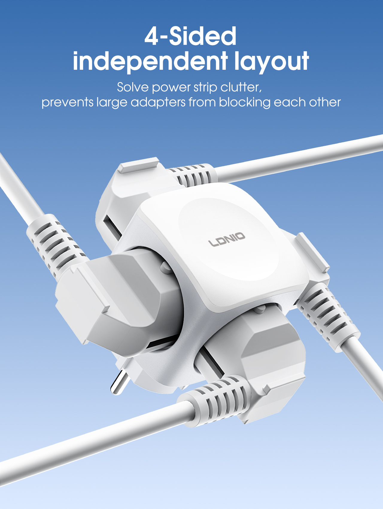 LDNIO Power Strip 4 EU AC Outl - Commercial Kitchen In Residential Home incelemesi ve fiyatı