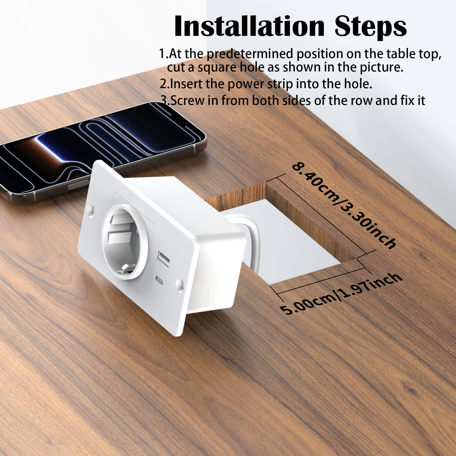 Embedded Power Strip with USB- - Commercial Kitchen In Residential Home incelemesi ve fiyatı