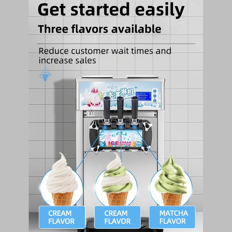 Household 220v 1200W Ice Cream - Commercial Ice Maker incelemesi ve fiyatı