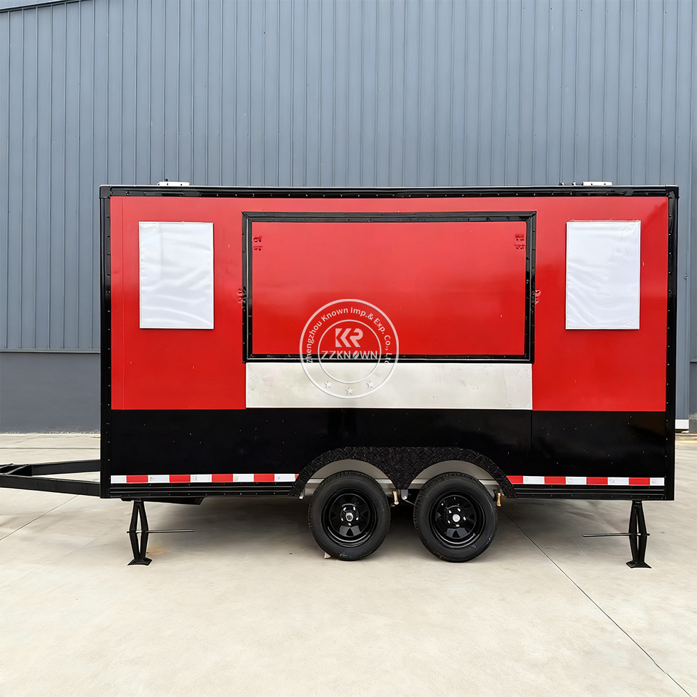 Fully Equipped Pizza Snack Ice - Commercial Kitchen Trailer incelemesi ve fiyatı