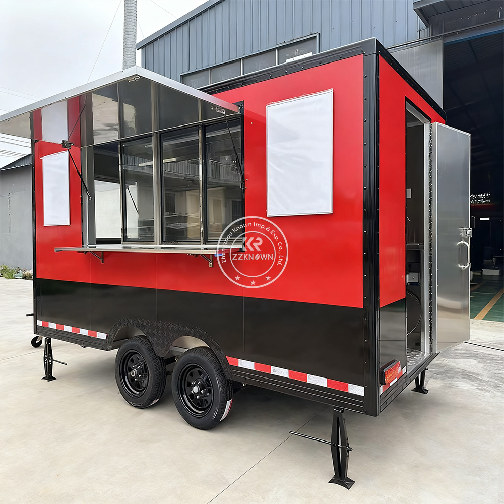 Fully Equipped Pizza Snack Ice - Commercial Kitchen Trailer incelemesi ve fiyatı