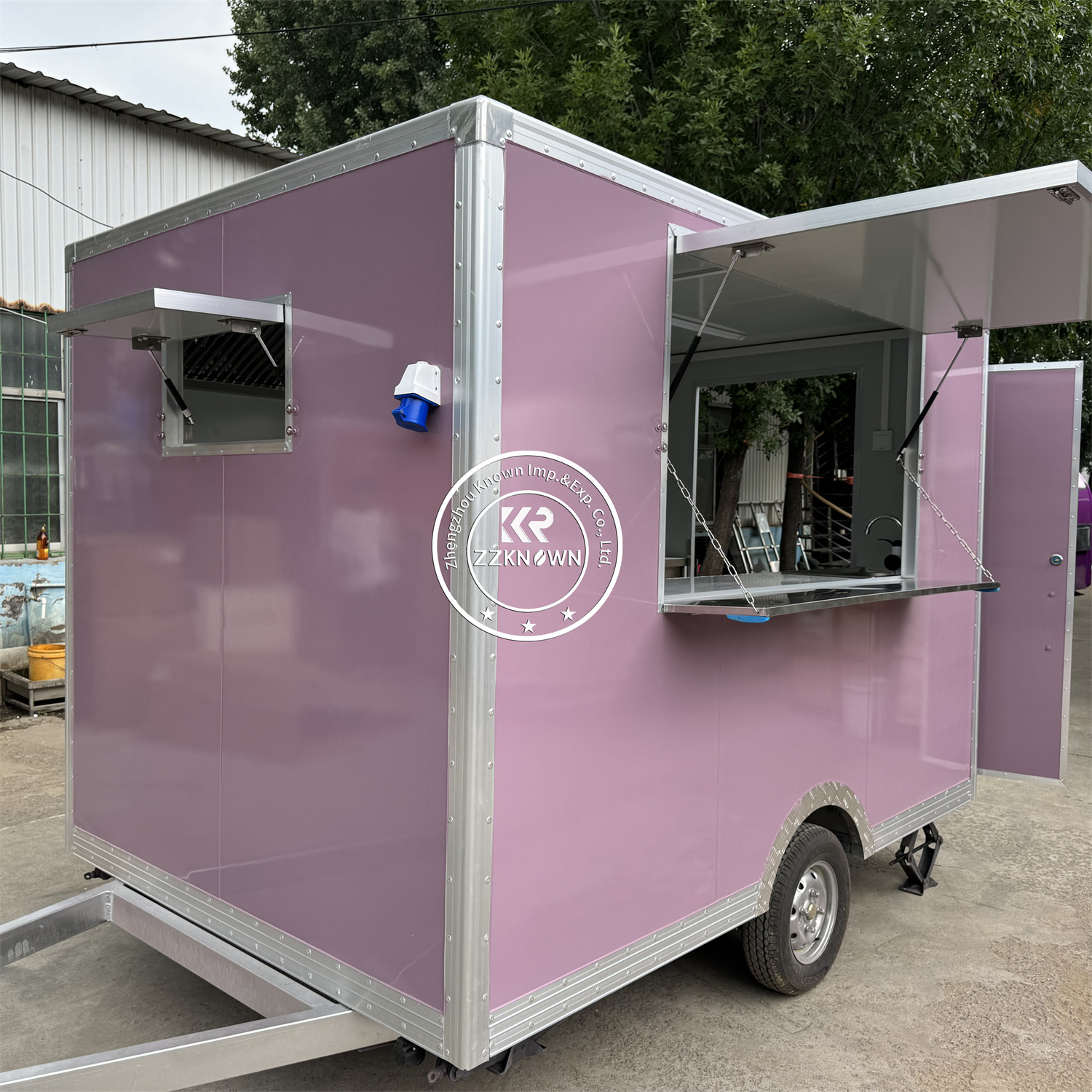 Mobile Fast Food Trailer Cart  - Commercial Kitchen Trailer incelemesi ve fiyatı