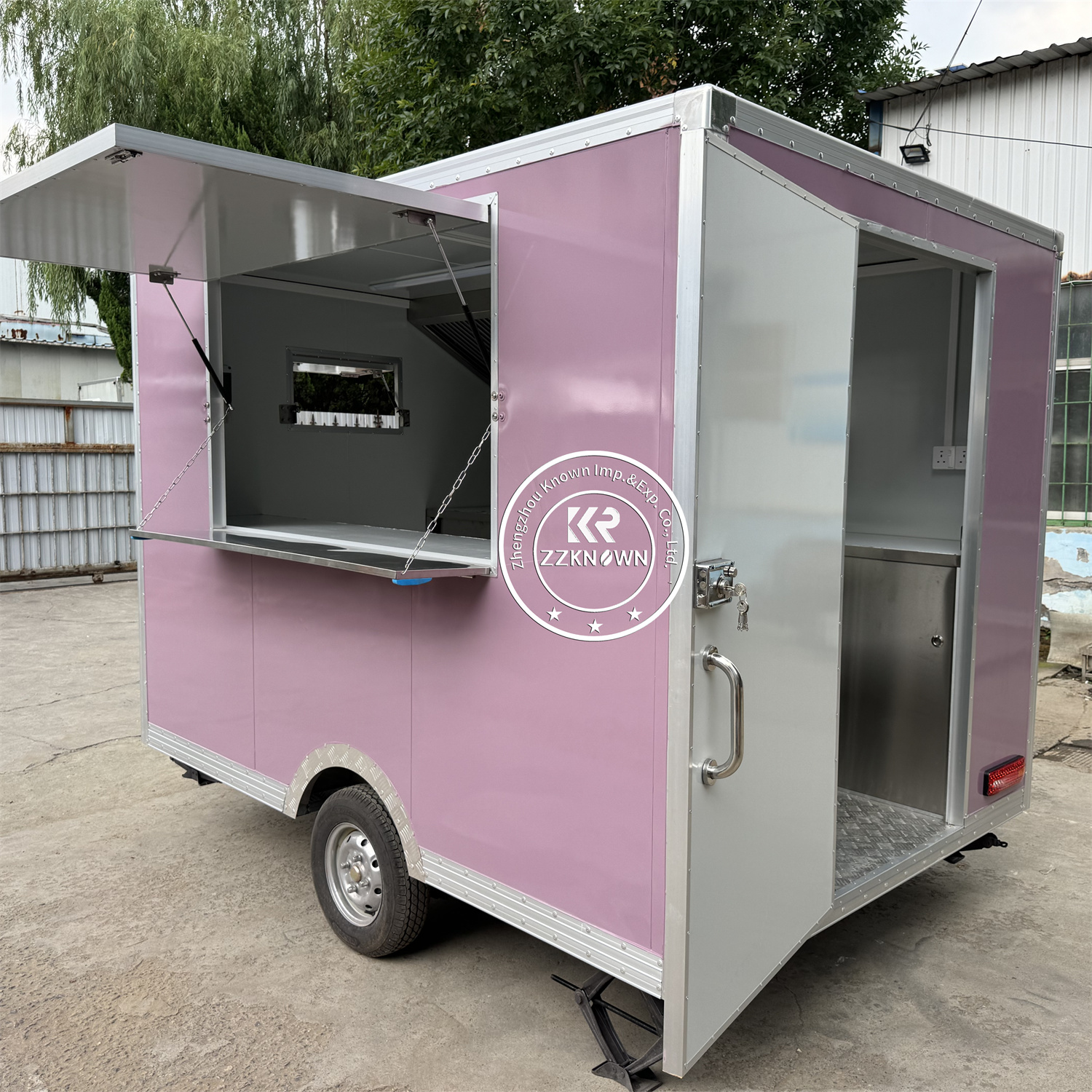 Mobile Fast Food Trailer Cart  - Commercial Kitchen Trailer incelemesi ve fiyatı