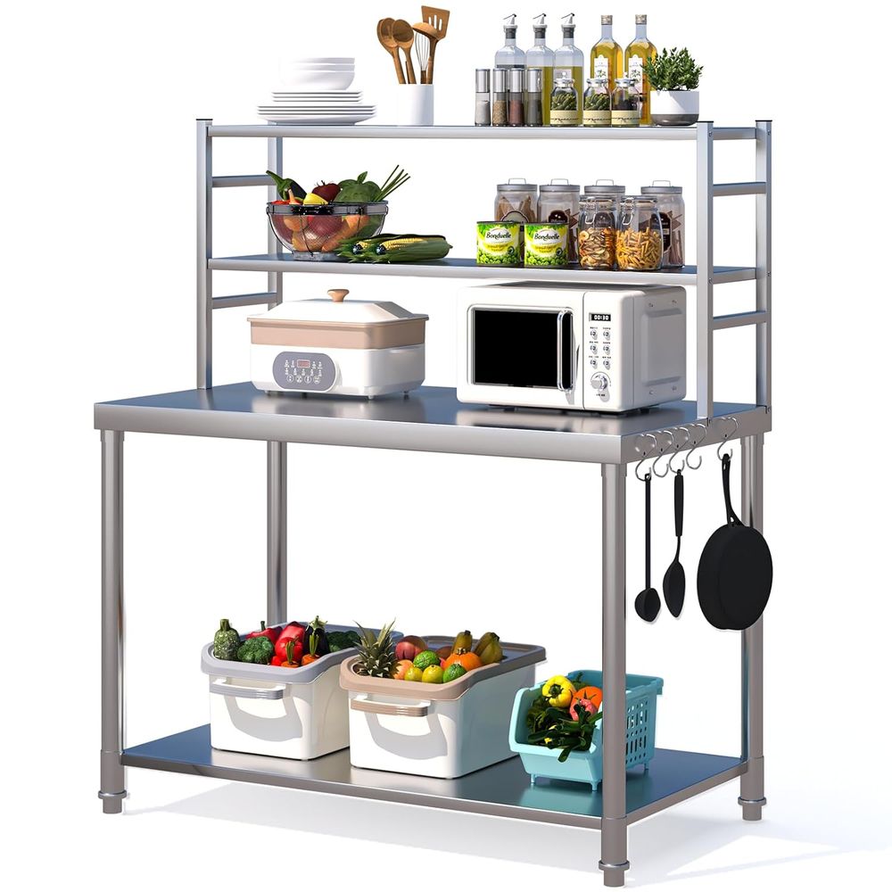 48x24 Stainless Steel Prep Tab - Commercial Kitchen Use incelemesi ve fiyatı
