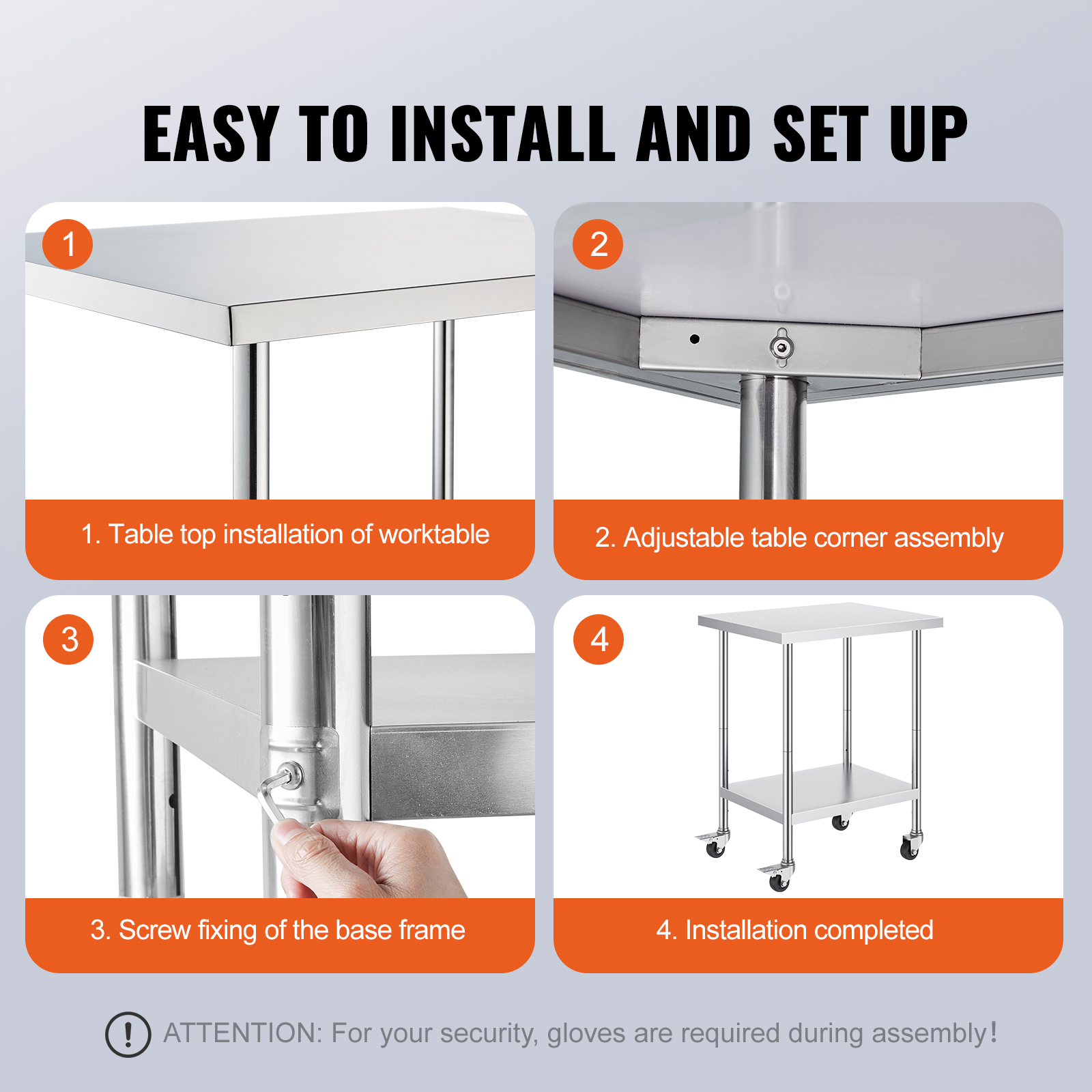 SucceBuy Stainless Steel Work  - Commercial Kitchen Tables incelemesi ve fiyatı