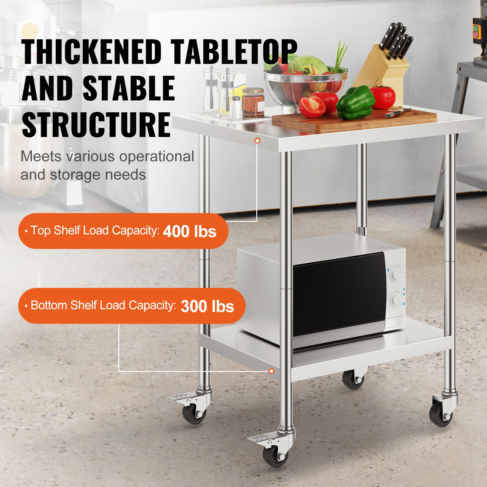SucceBuy Stainless Steel Work  - Commercial Kitchen Tables incelemesi ve fiyatı