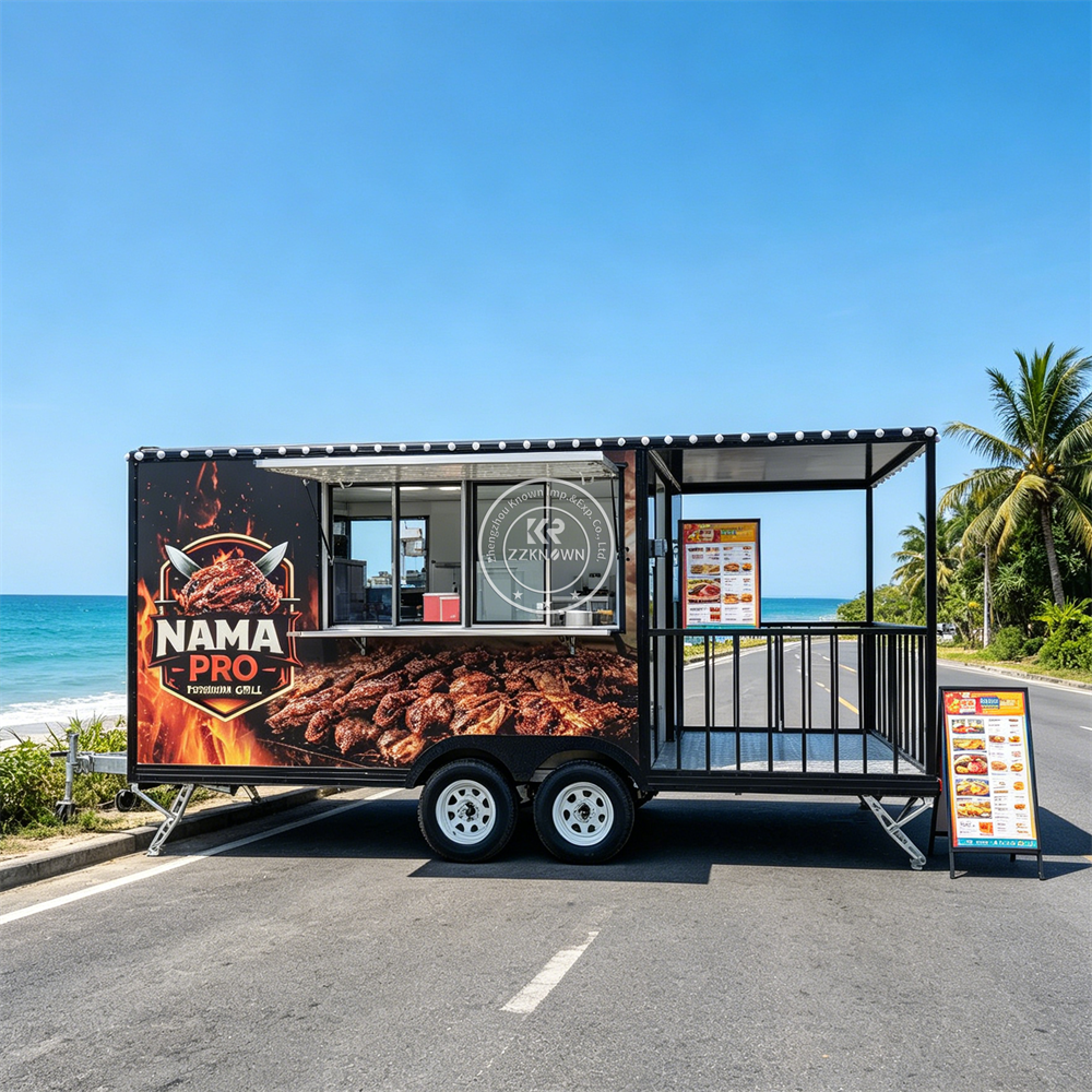 Custom Mobile Food Trailer Com - Commercial Kitchen Trailer incelemesi ve fiyatı