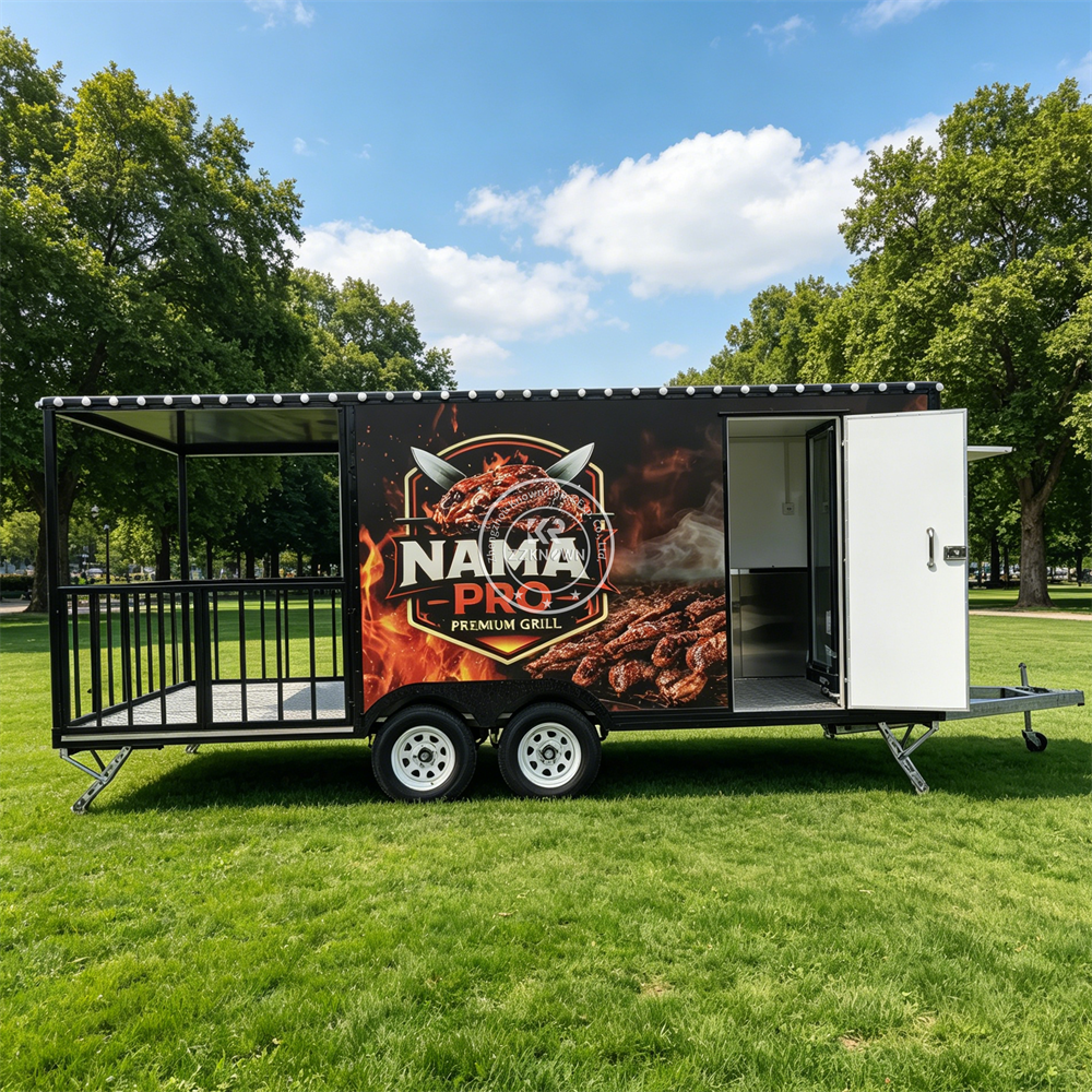 Custom Mobile Food Trailer Com - Commercial Kitchen Trailer incelemesi ve fiyatı