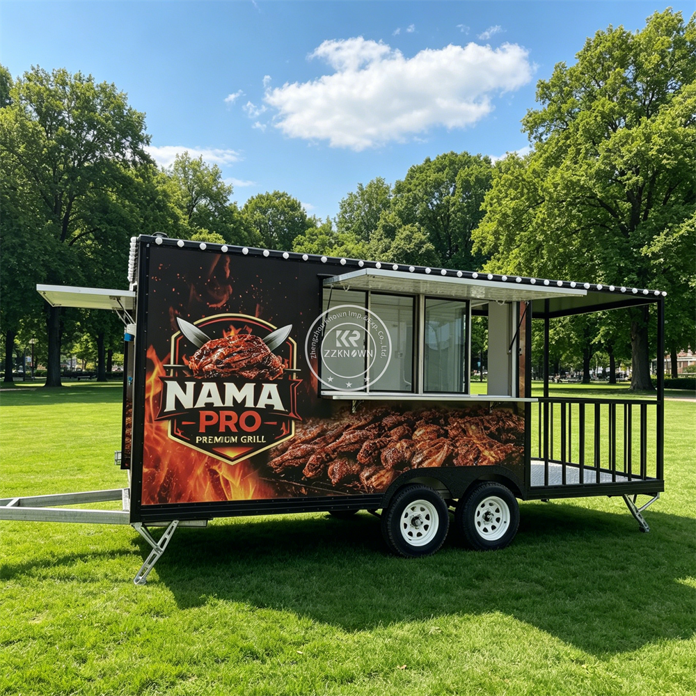 Custom Mobile Food Trailer Com - Commercial Kitchen Trailer incelemesi ve fiyatı
