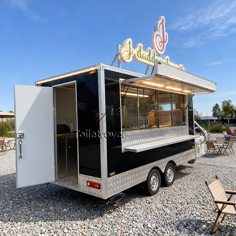 Cheap Food Truck Carts Customi - Commercial Kitchen Trailer incelemesi ve fiyatı