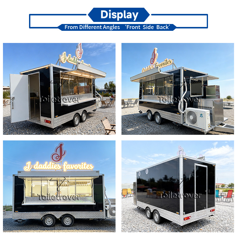 Cheap Food Truck Carts Customi - Commercial Kitchen Trailer incelemesi ve fiyatı