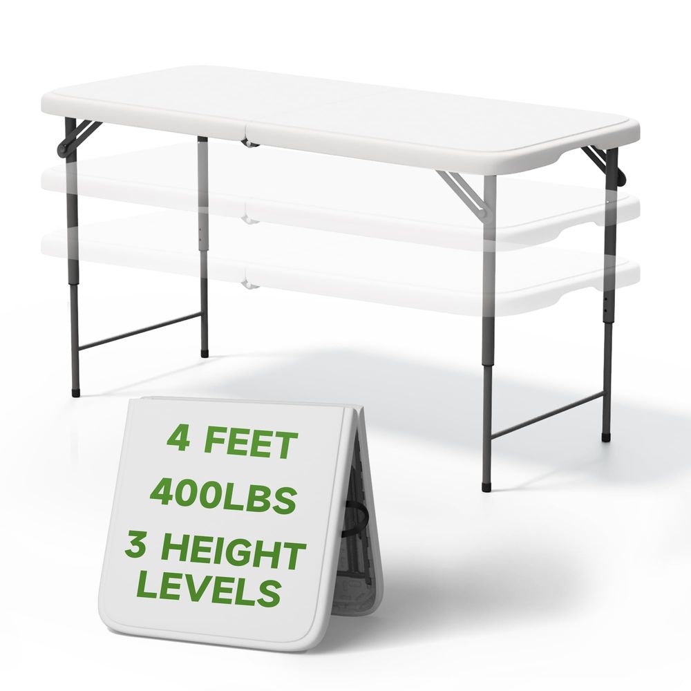 White 48 Round BiFolding Comme - Commercial Kitchen Tables incelemesi ve fiyatı