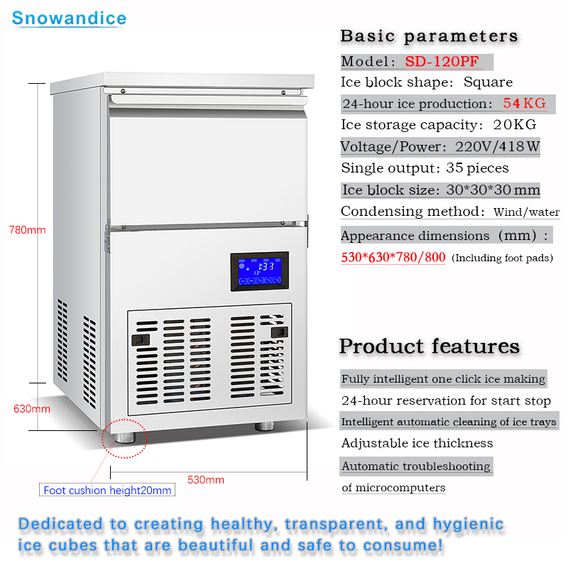 Electric Commercial Cube Ice M - Commercial Ice Maker incelemesi ve fiyatı