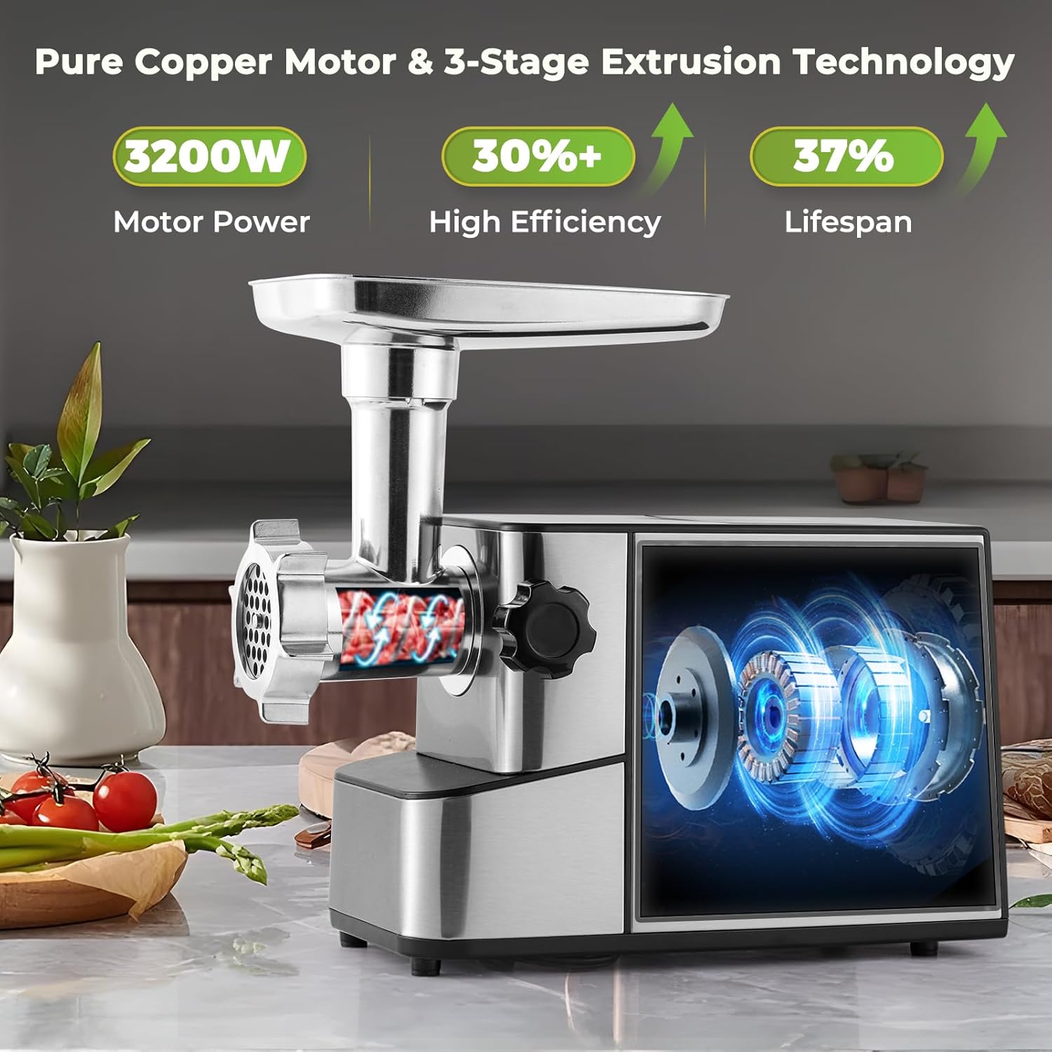 3200W Electric Meat Grinder &  - Meat Grinder Electric incelemesi ve fiyatı