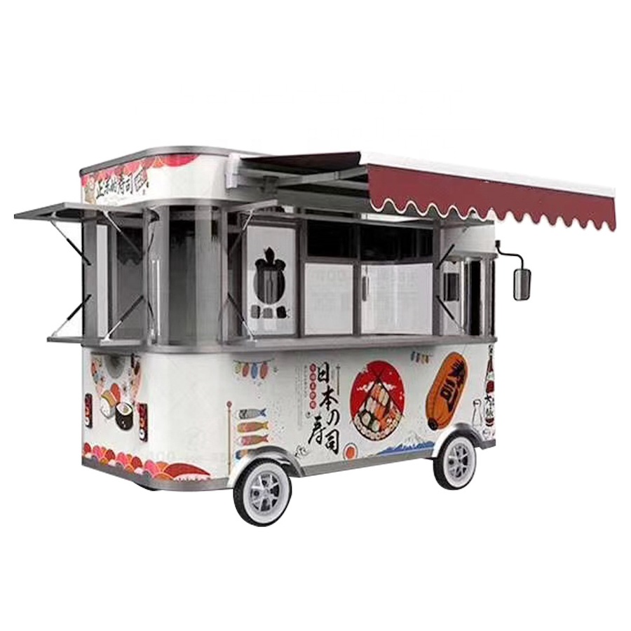 Electric Fast Food Truck Trail - Commercial Kitchen Trailer incelemesi ve fiyatı