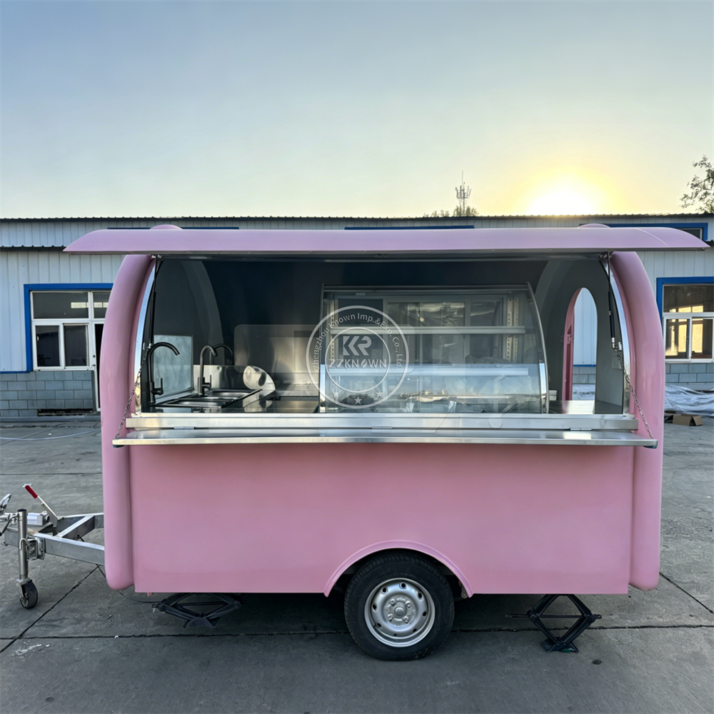 Stainless Steel Mobile BBQ Foo - Commercial Kitchen Trailer incelemesi ve fiyatı