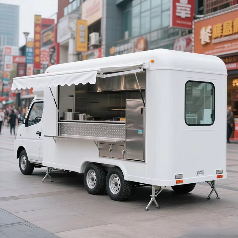 Hot Dog BBQ Mobile Kitchen Tra - Commercial Kitchen Trailer incelemesi ve fiyatı