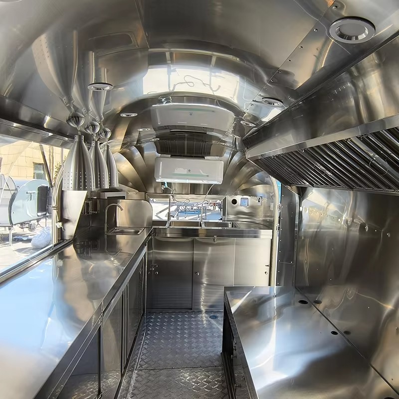 Hot Dog BBQ Mobile Kitchen Tra - Commercial Kitchen Trailer incelemesi ve fiyatı