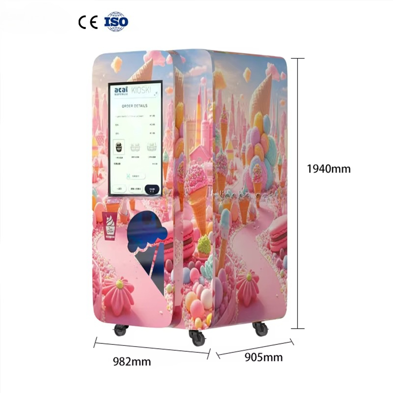 Soft Ice Cream Vending Machine - Commercial Ice Maker incelemesi ve fiyatı