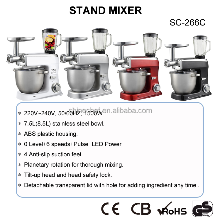 Electric 7.5L 8.5L Dough Mixer - Meat Grinder Electric incelemesi ve fiyatı