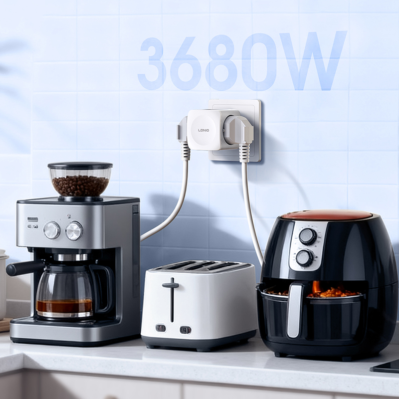 LDNIO 4 EU Outlet Power Cube,  - Commercial Kitchen In Residential Home incelemesi ve fiyatı