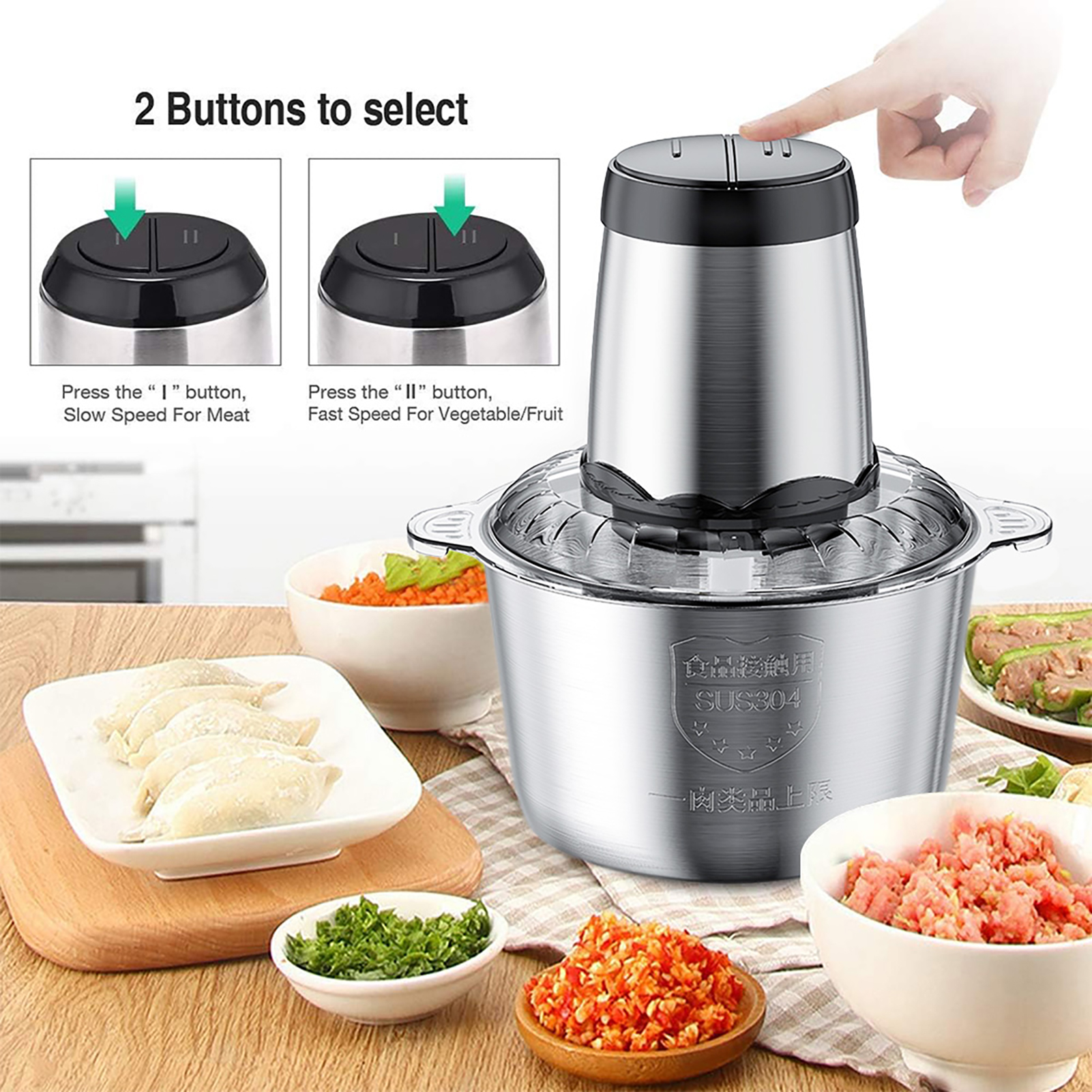 Electric Food Processor/Food C - Meat Grinder Electric incelemesi ve fiyatı