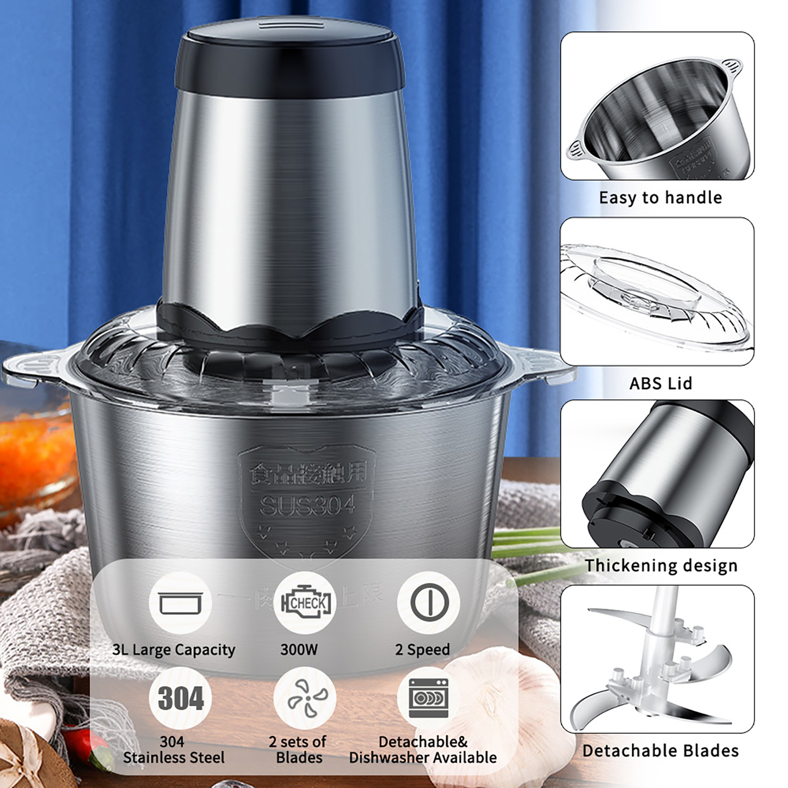 Electric Food Processor/Food C - Meat Grinder Electric incelemesi ve fiyatı