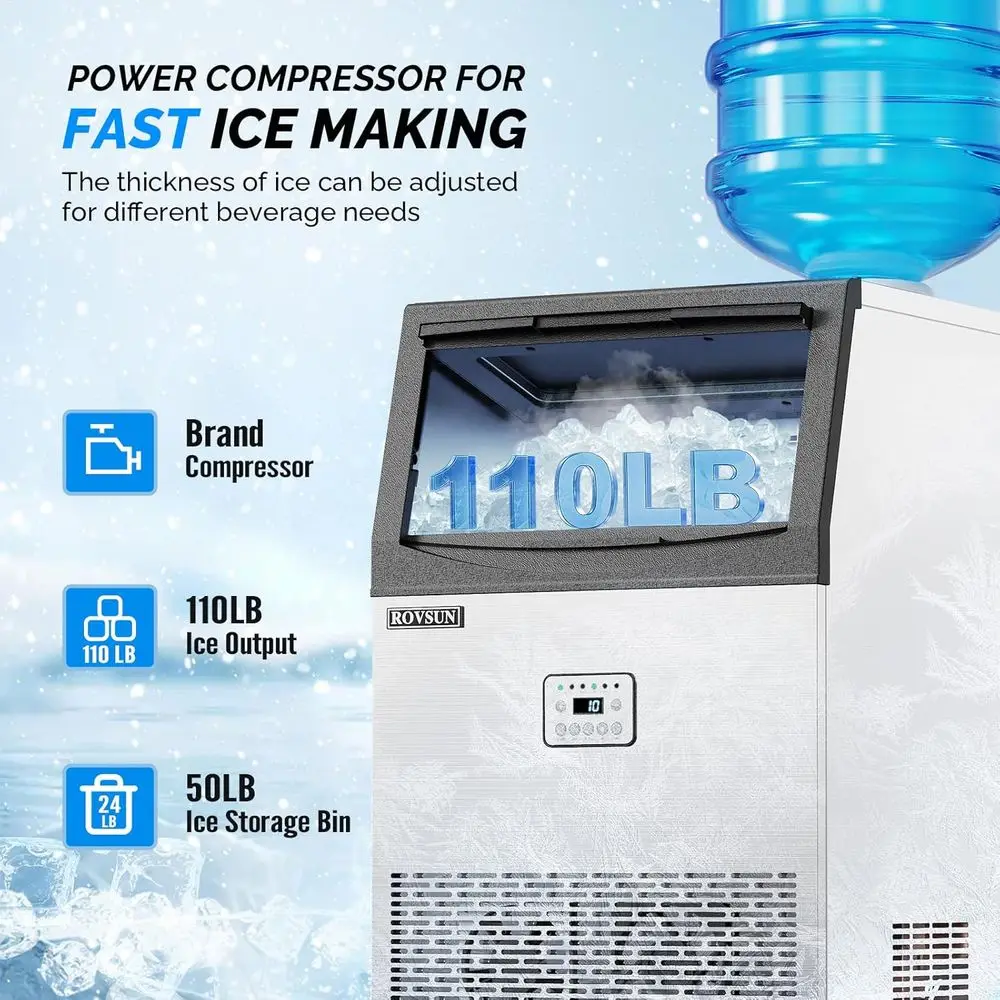 110LBS/24H Commercial Ice Make - Commercial Ice Maker incelemesi ve fiyatı