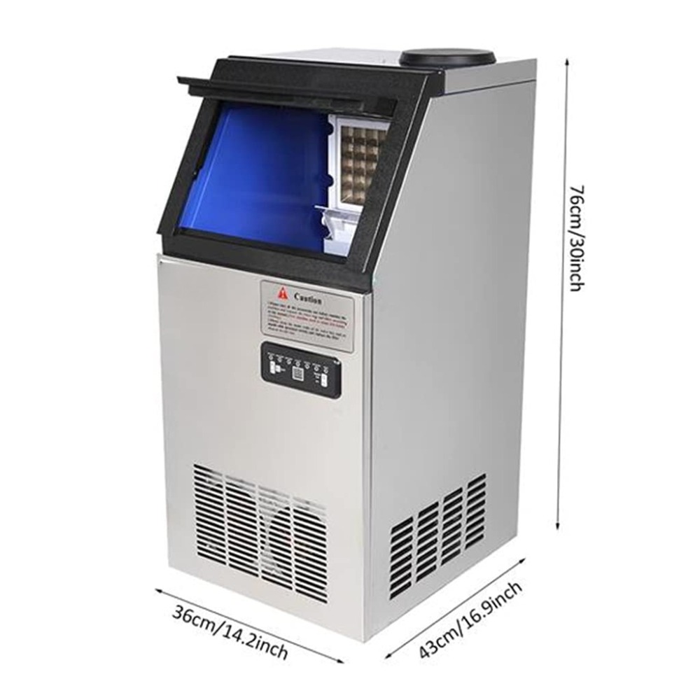 Commercial Ice Maker 110Lbs/24 - Commercial Ice Maker incelemesi ve fiyatı