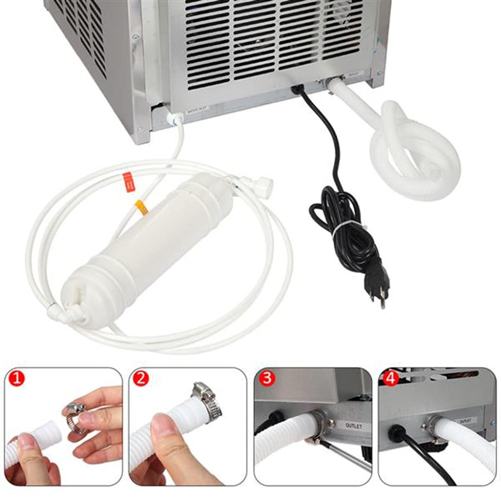 Commercial Ice Maker 110Lbs/24 - Commercial Ice Maker incelemesi ve fiyatı