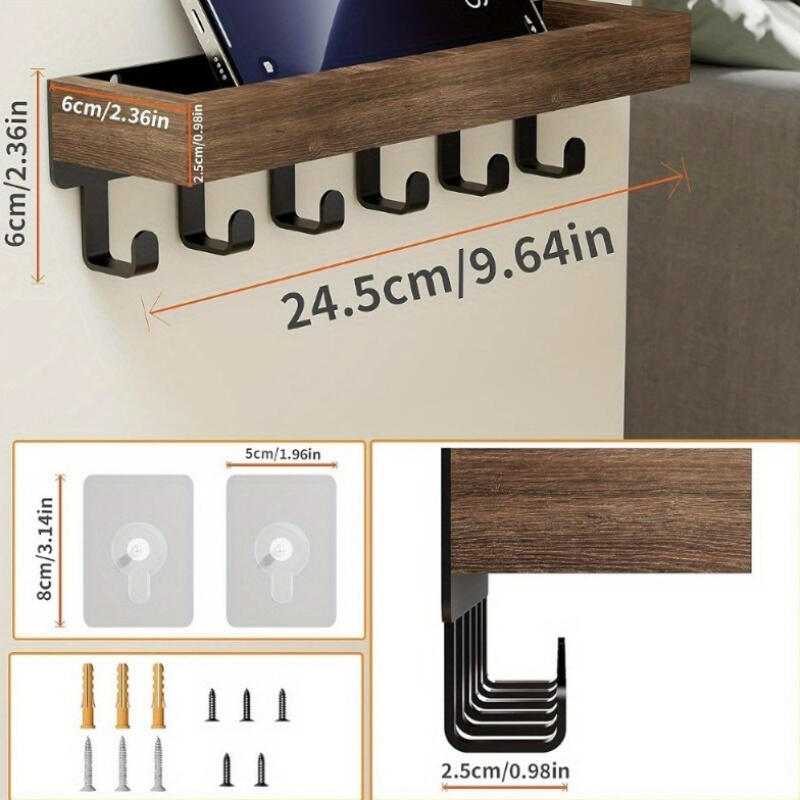 1Pack Modern Wooden Wall Mount - Commercial Kitchen Use incelemesi ve fiyatı