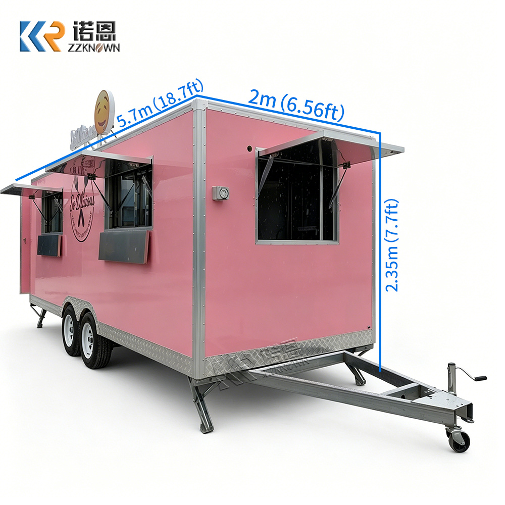 High Quality Food Truck Commer - Commercial Kitchen Trailer incelemesi ve fiyatı