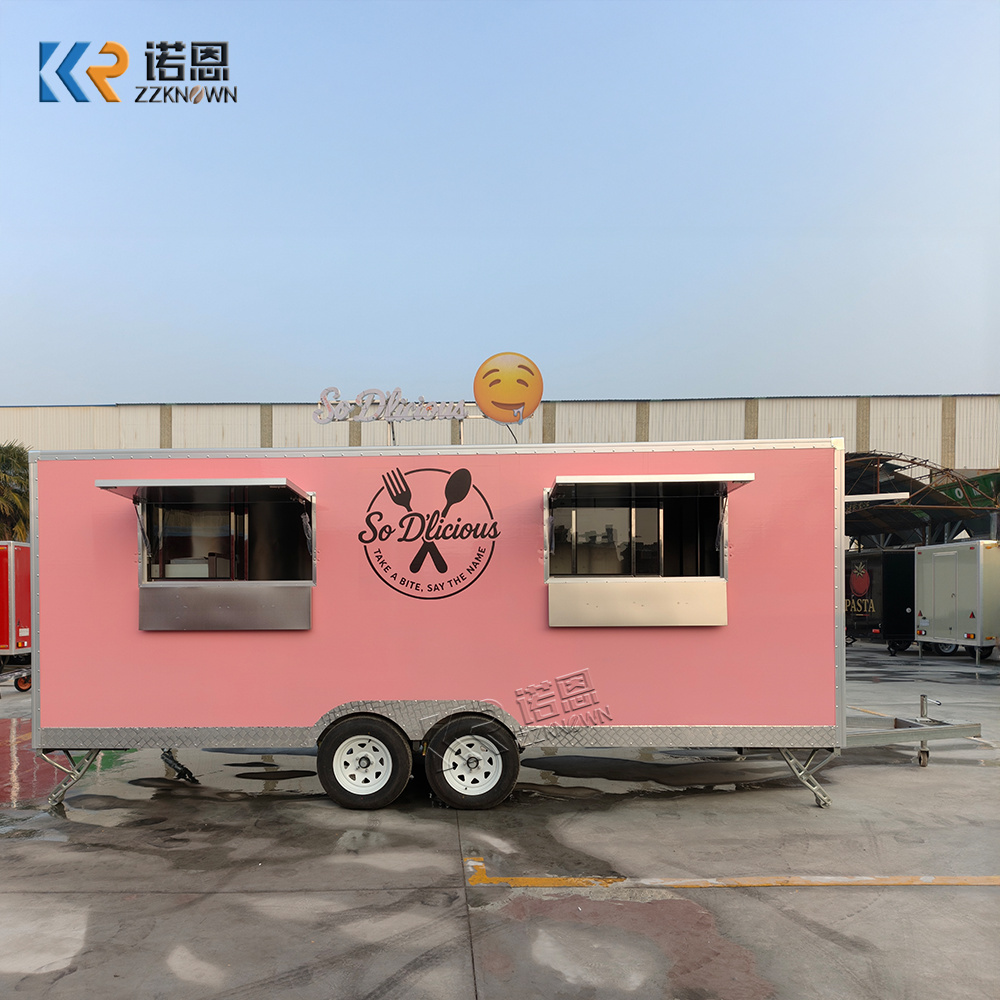 High Quality Food Truck Commer - Commercial Kitchen Trailer incelemesi ve fiyatı