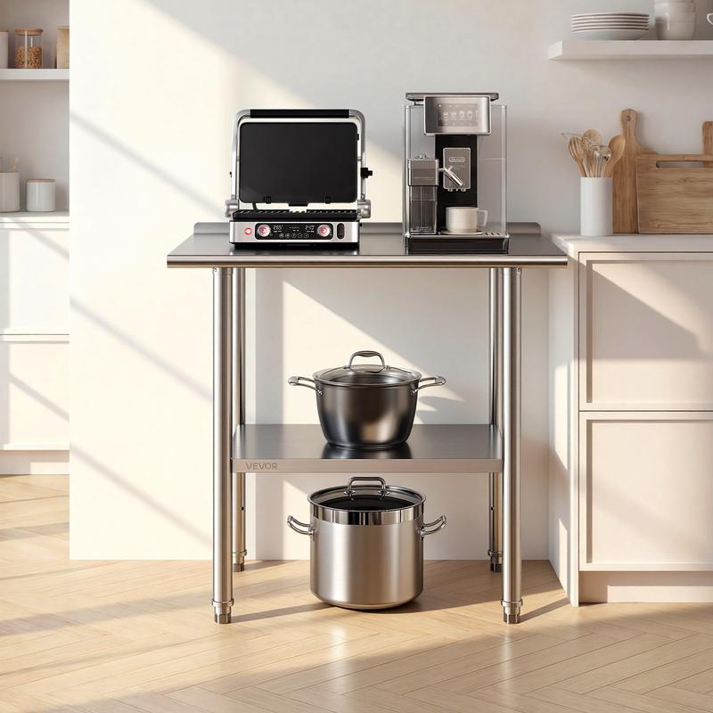 Stainless Steel Work Table, 24 - Commercial Kitchen Tables incelemesi ve fiyatı