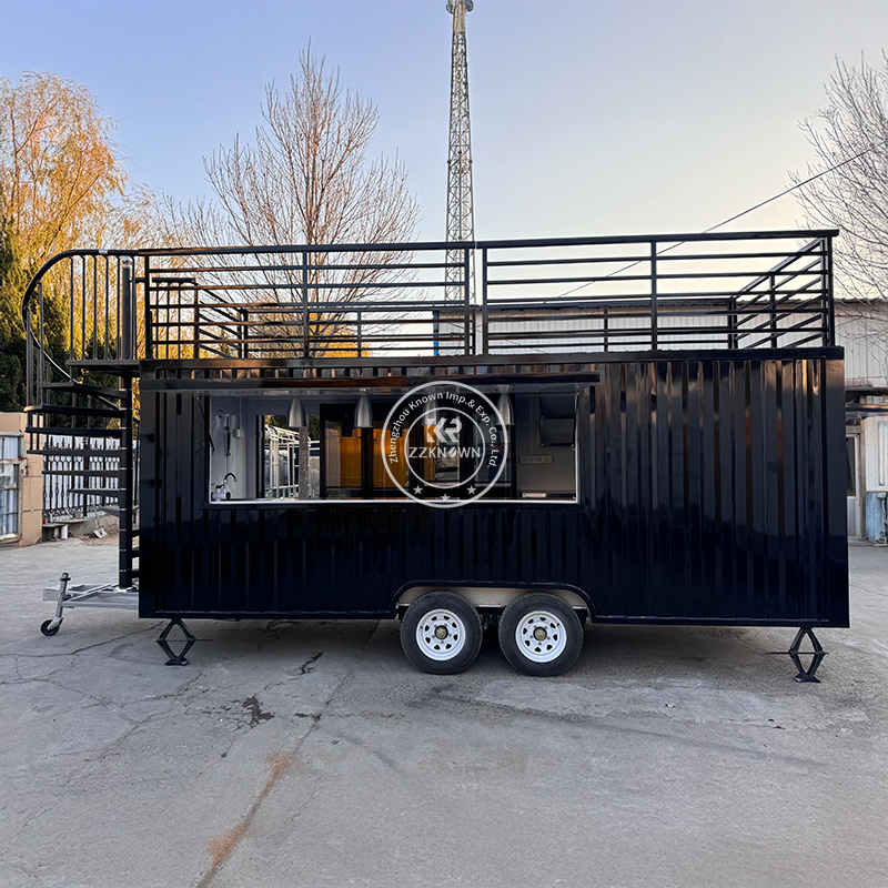 Expandable Food Truck Containe - Commercial Kitchen Trailer incelemesi ve fiyatı