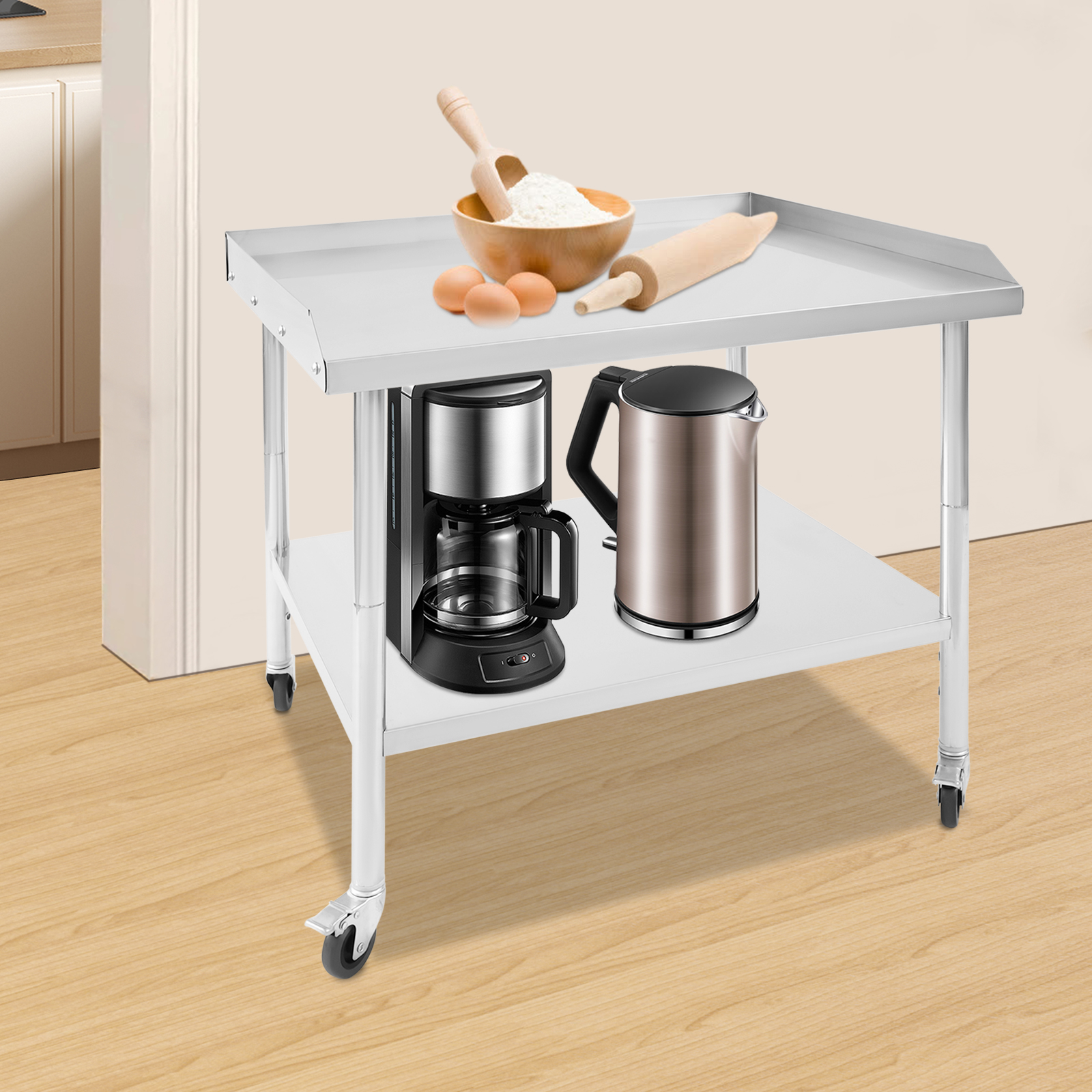 2-Tier Work Table 91*76*76cm S - Commercial Kitchen Tables incelemesi ve fiyatı