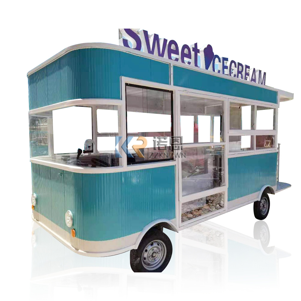 In Stock 5M Mobile Food Truck  - Commercial Kitchen Trailer incelemesi ve fiyatı